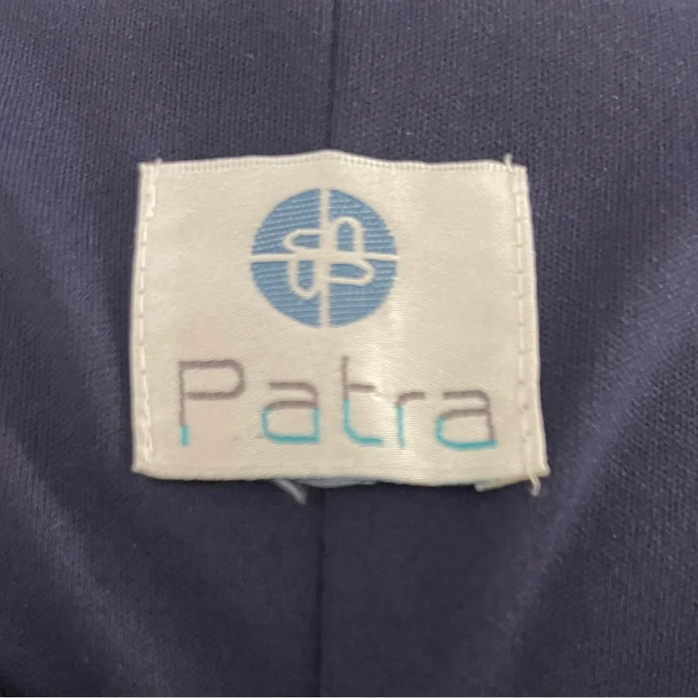 Patra cocktail dress in dark blue w/ shiny blue and silver beading - Picture 4 of 6